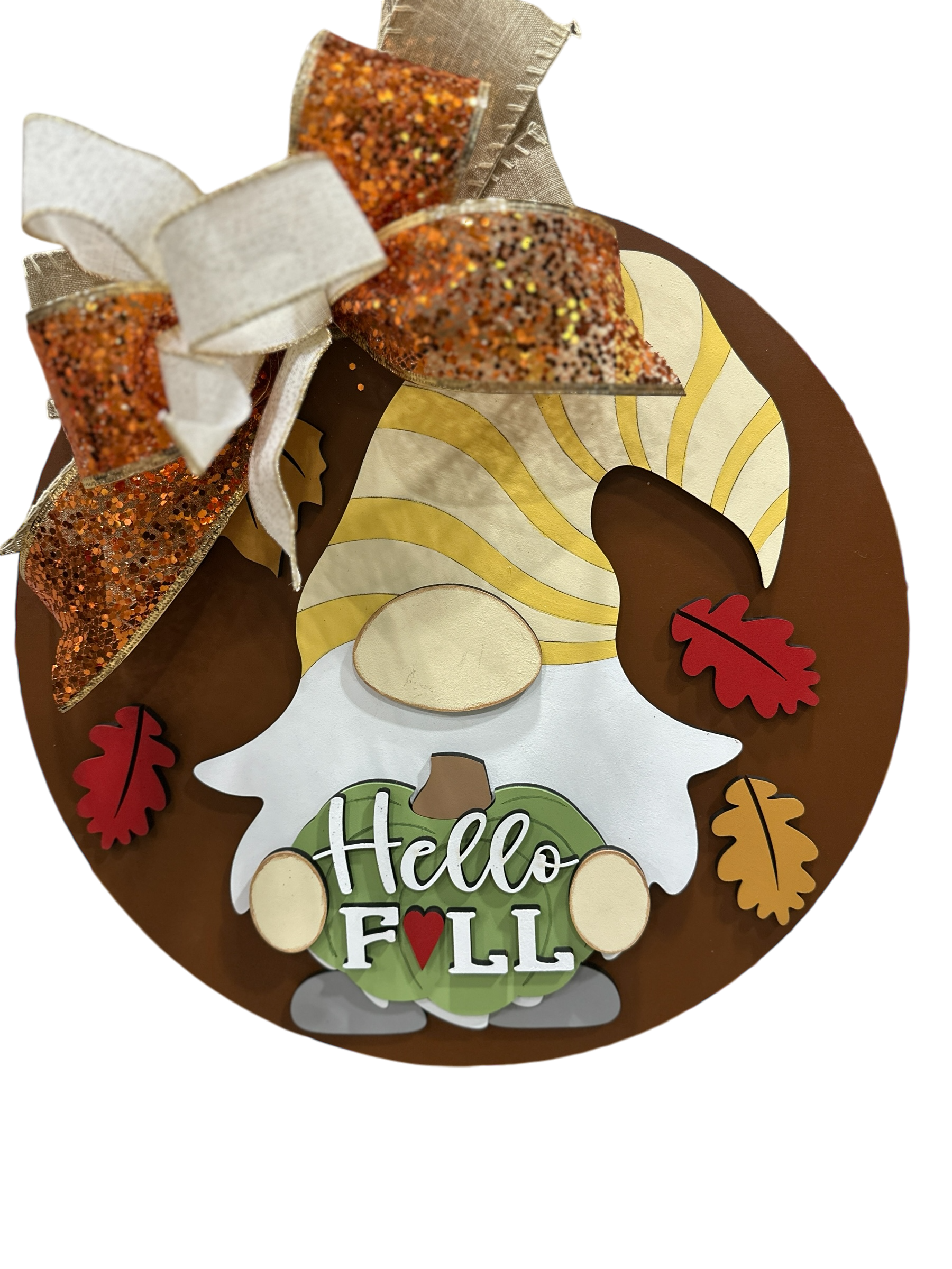 Hello Fall Door Hanger - Lolly and Pops Handcrafted Gifts and Decor