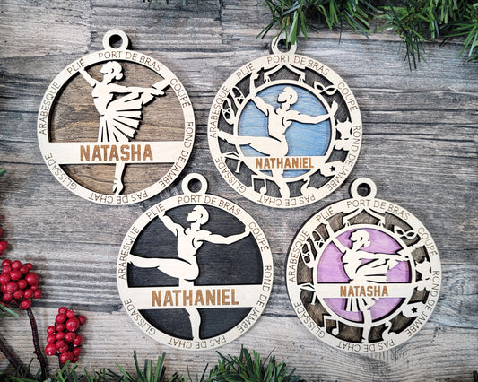 Ballet Dancer Ornament - Lolly and Pops Handcrafted Gifts and Decor