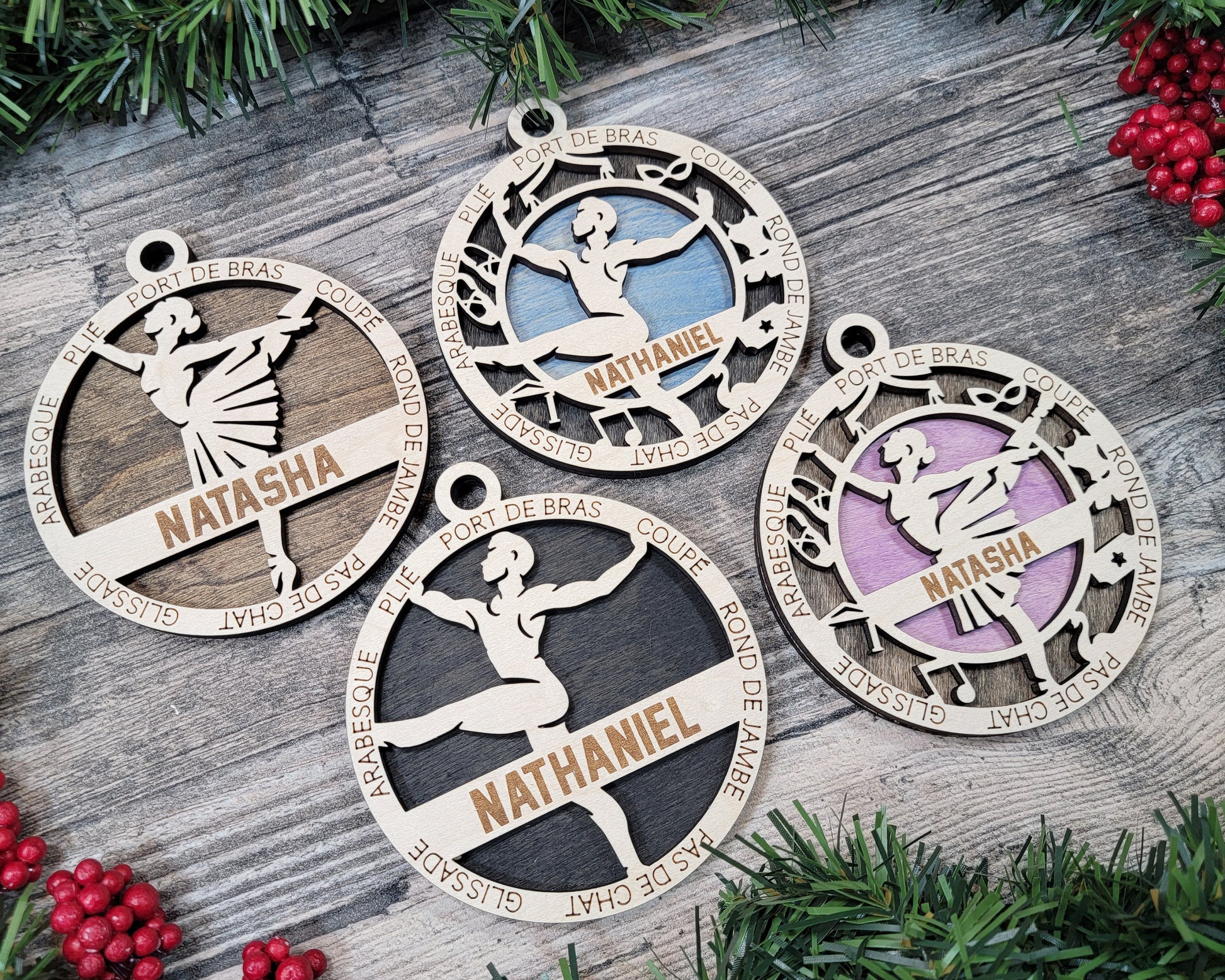 Ballet Dancer Ornament - Lolly and Pops Handcrafted Gifts and Decor