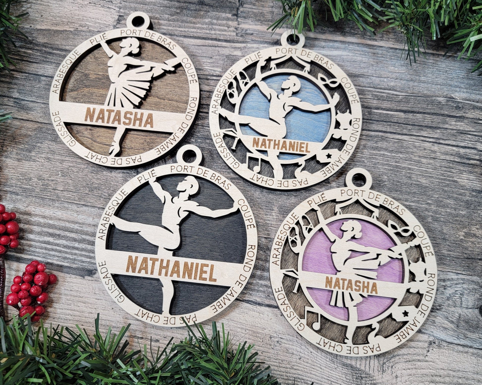 Ballet Dancer Ornament - Lolly and Pops Handcrafted Gifts and Decor