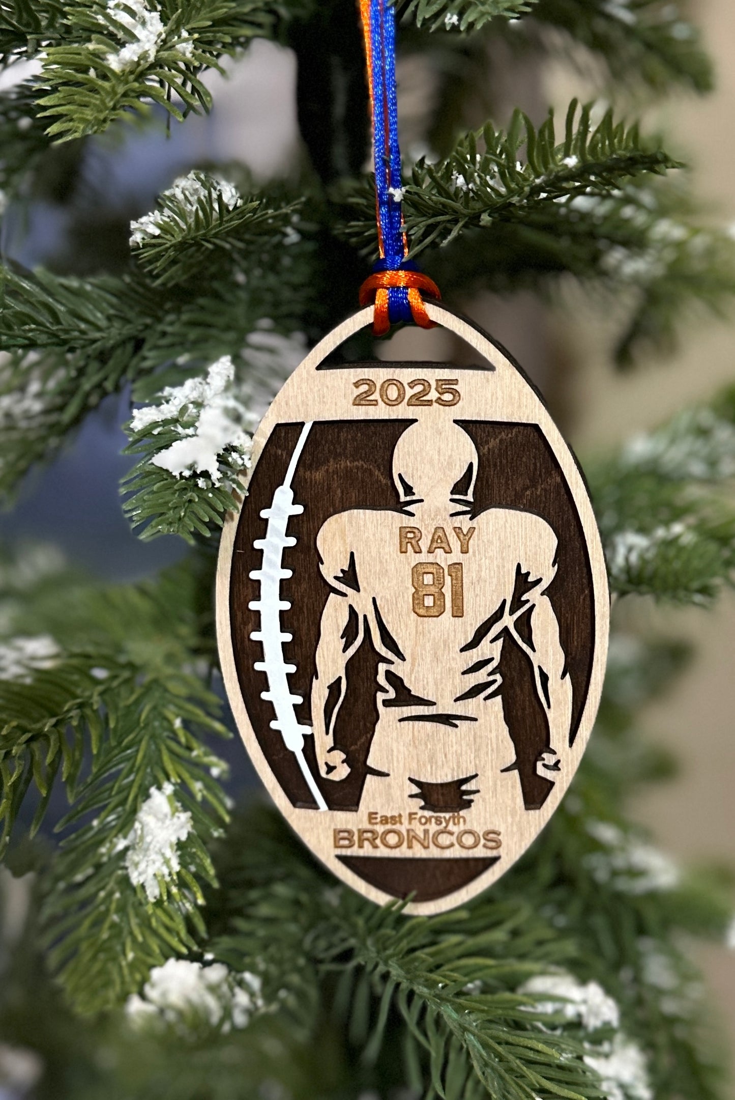East Forsyth Football Ornament Only