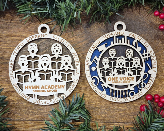 Chorus Ornament | Choir Ornament - Lolly and Pops Handcrafted Gifts and Decor
