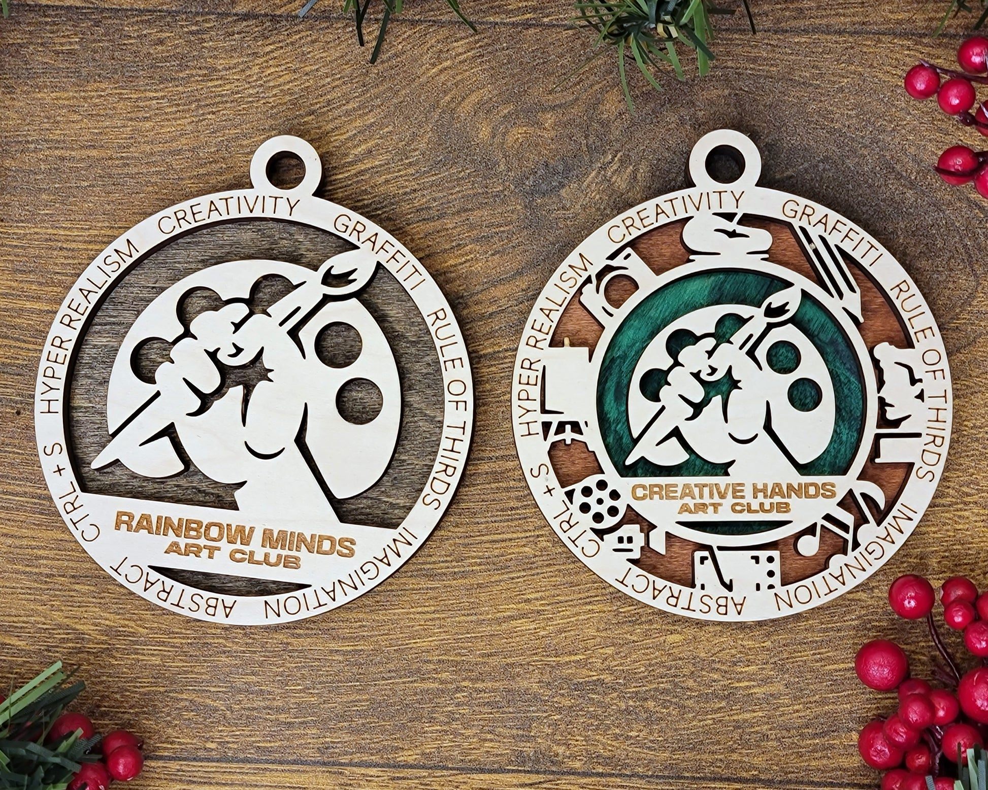 Artist Ornament - Lolly and Pops Handcrafted Gifts and Decor