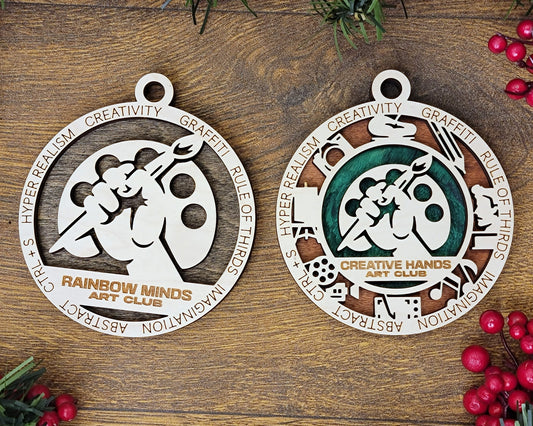 Artist Ornament - Lolly and Pops Handcrafted Gifts and Decor