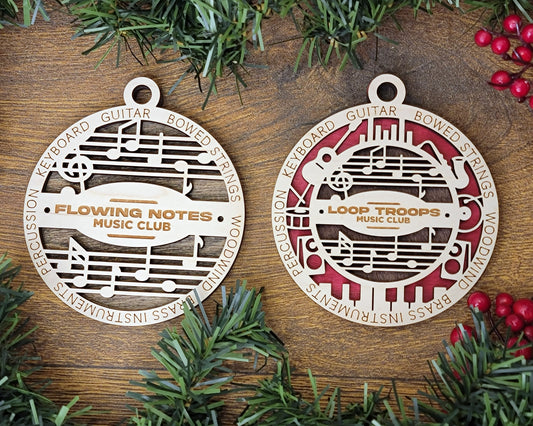 Singer Ornament | Music Club Ornament - Lolly and Pops Handcrafted Gifts and Decor