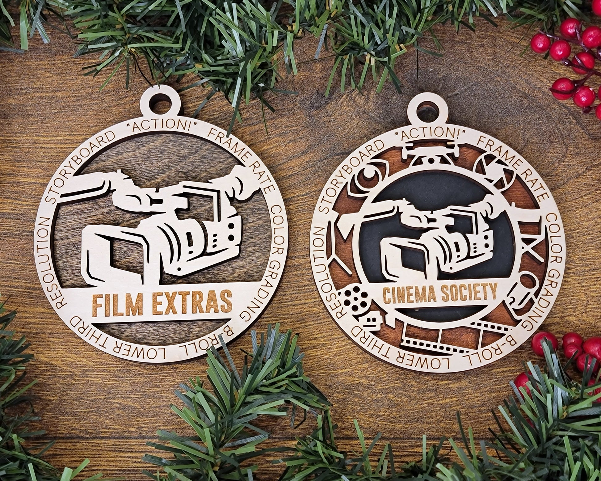 Videographer Ornament - Lolly and Pops Handcrafted Gifts and Decor