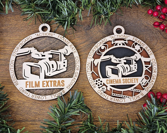 Videographer Ornament - Lolly and Pops Handcrafted Gifts and Decor
