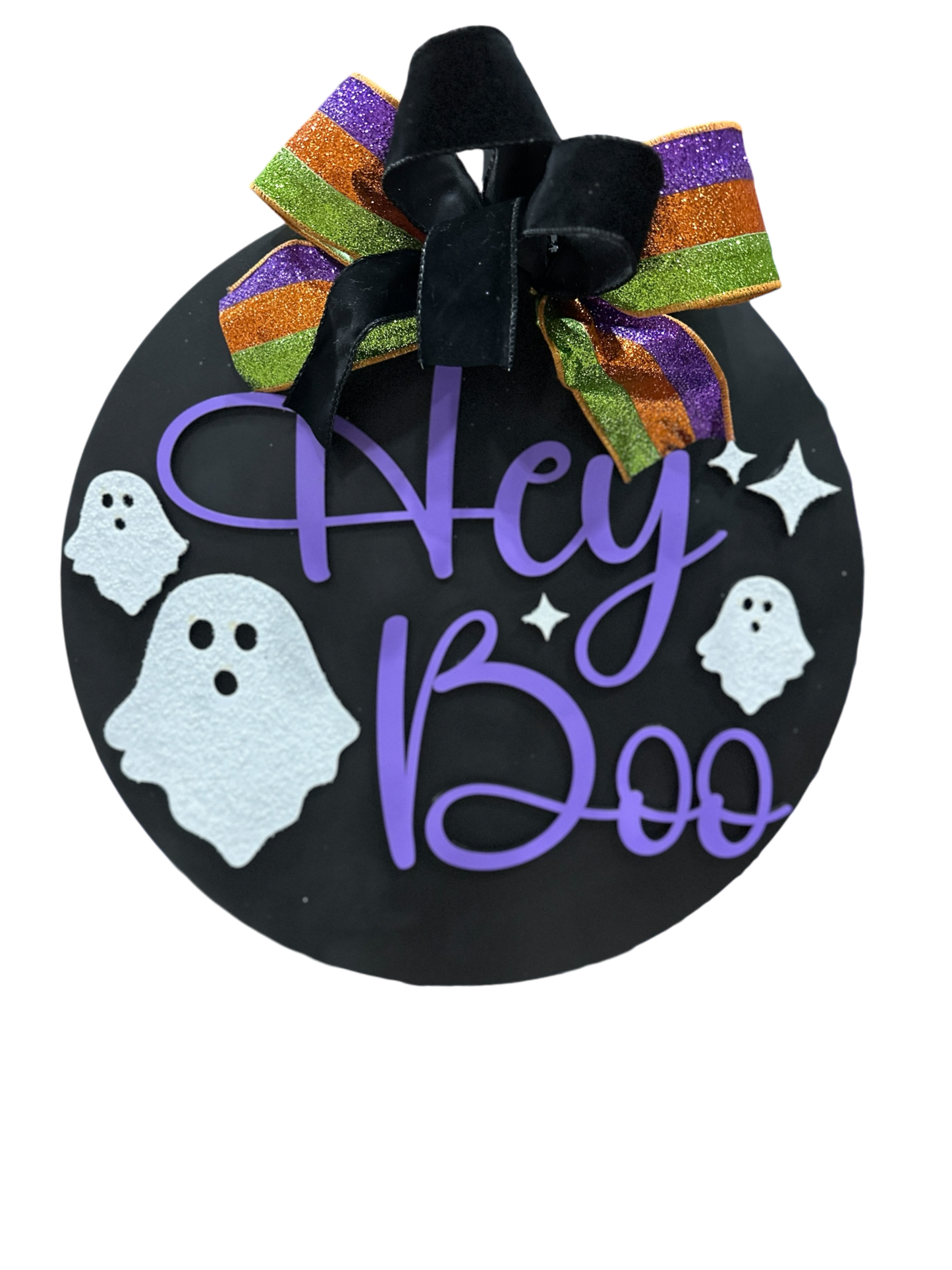 Hey Boo Door Hanger - Lolly and Pops Handcrafted Gifts and Decor