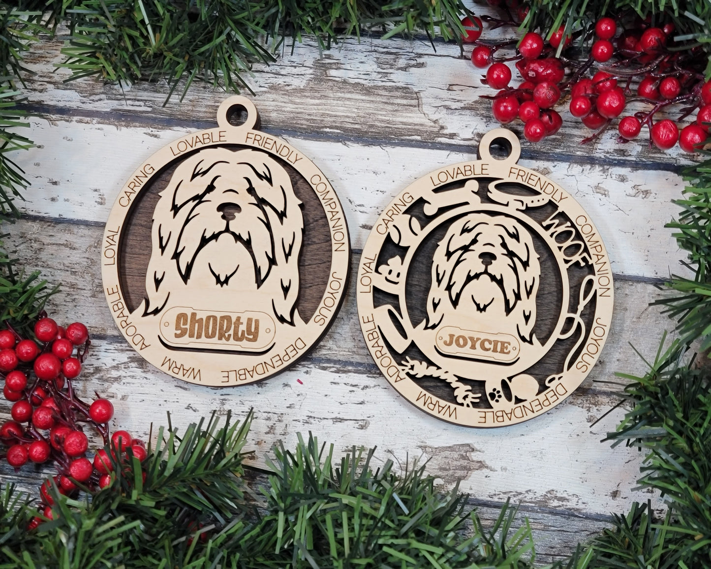 Bearded Collie - Lolly and Pops Handcrafted Gifts and Decor