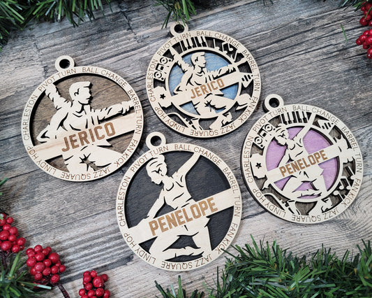 Jazz Dancer Ornament - Lolly and Pops Handcrafted Gifts and Decor