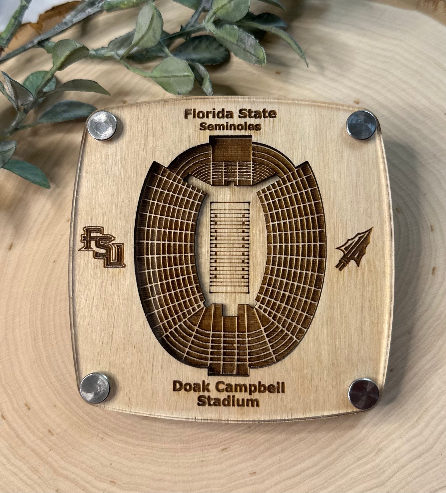 College Stadium Coasters - Lolly and Pops Handcrafted Gifts and Decor