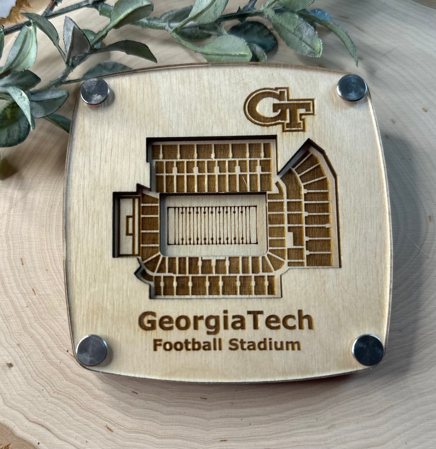 College Stadium Coasters - Lolly and Pops Handcrafted Gifts and Decor