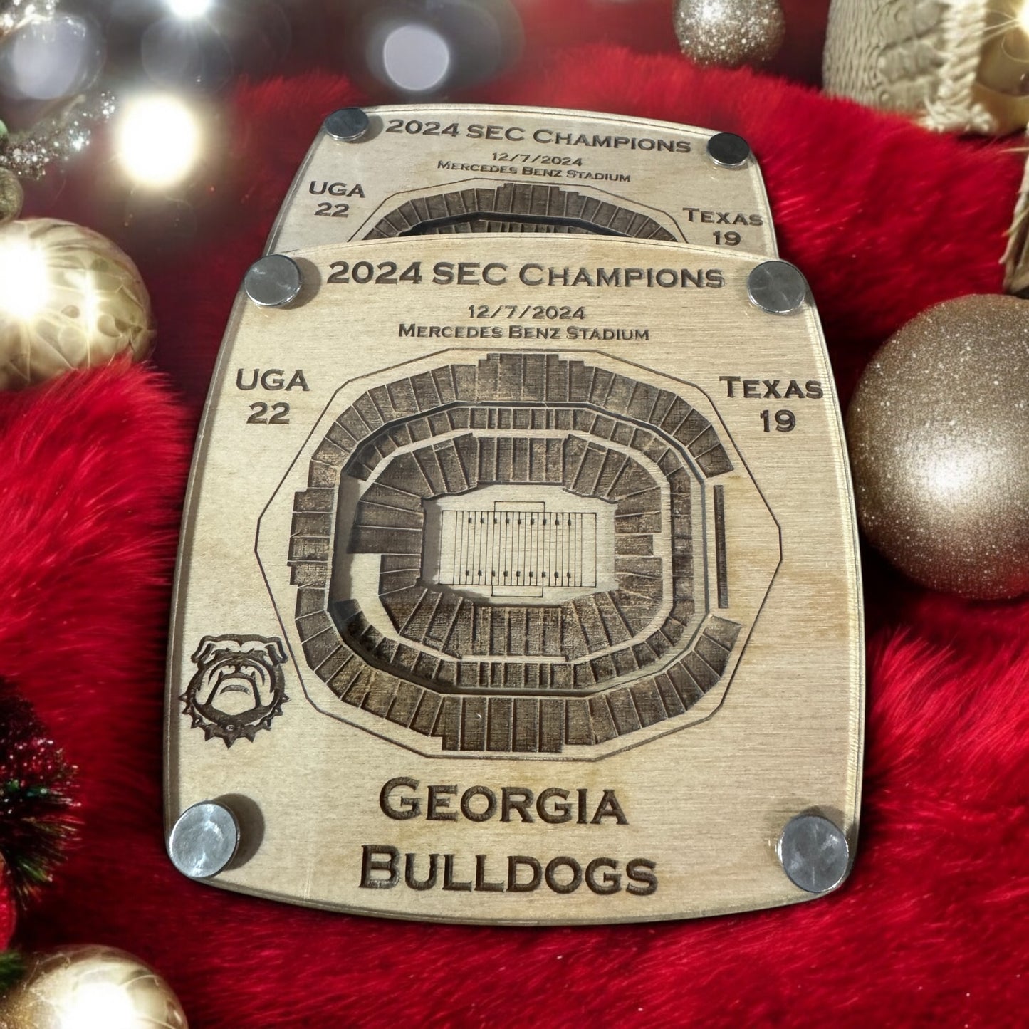 2024 SEC Championship Coaster - Lolly and Pops Handcrafted Gifts and Decor