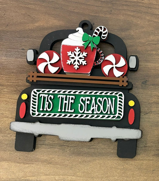 Truck Ornament - Lolly and Pops Handcrafted Gifts and Decor