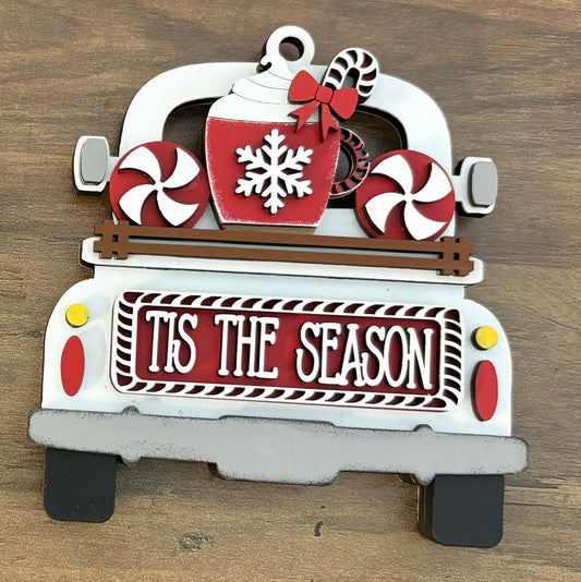 Truck Ornament - Lolly and Pops Handcrafted Gifts and Decor