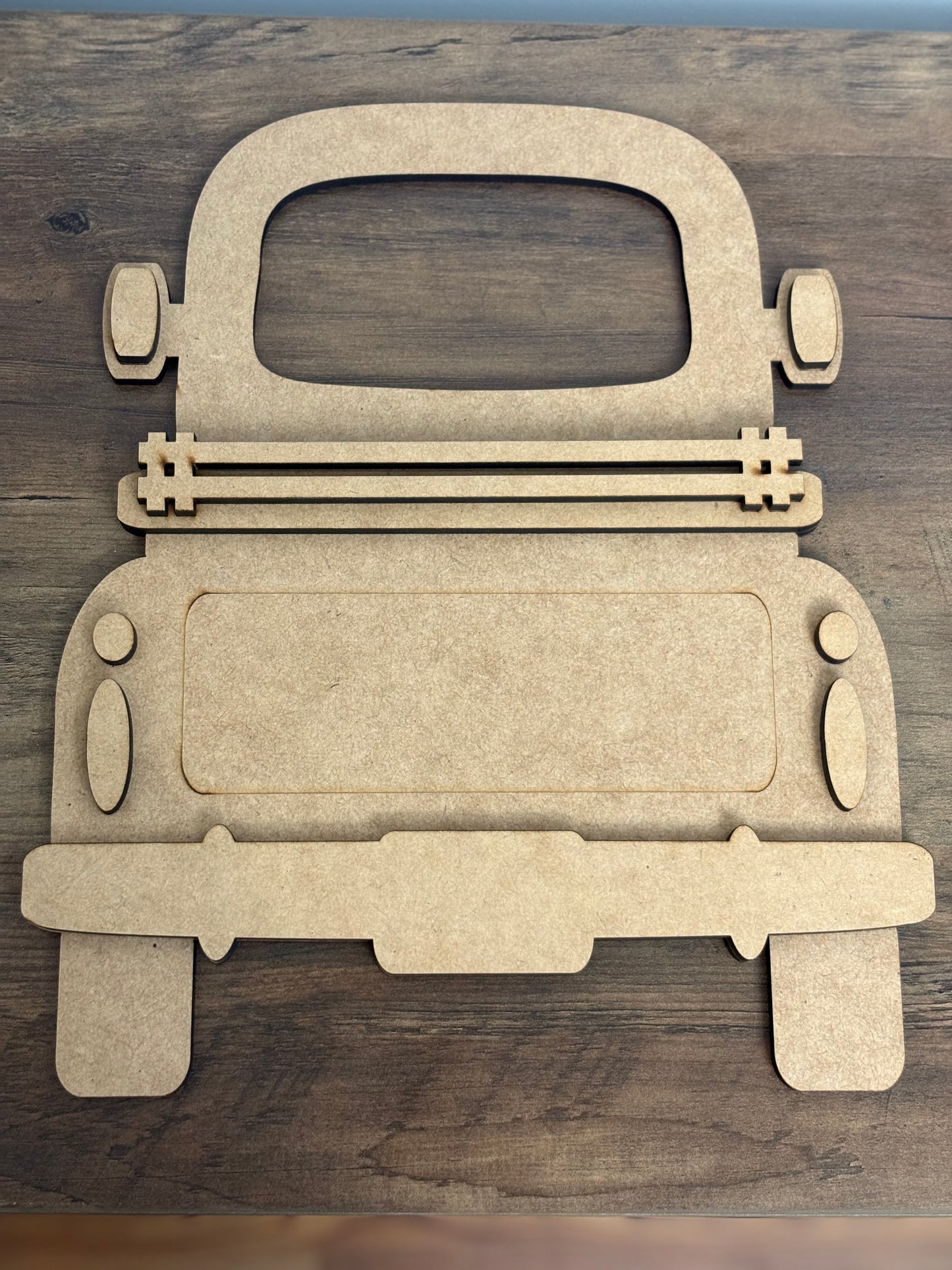 Unpainted Interchangeable Truck - Lolly and Pops Handcrafted Gifts and Decor