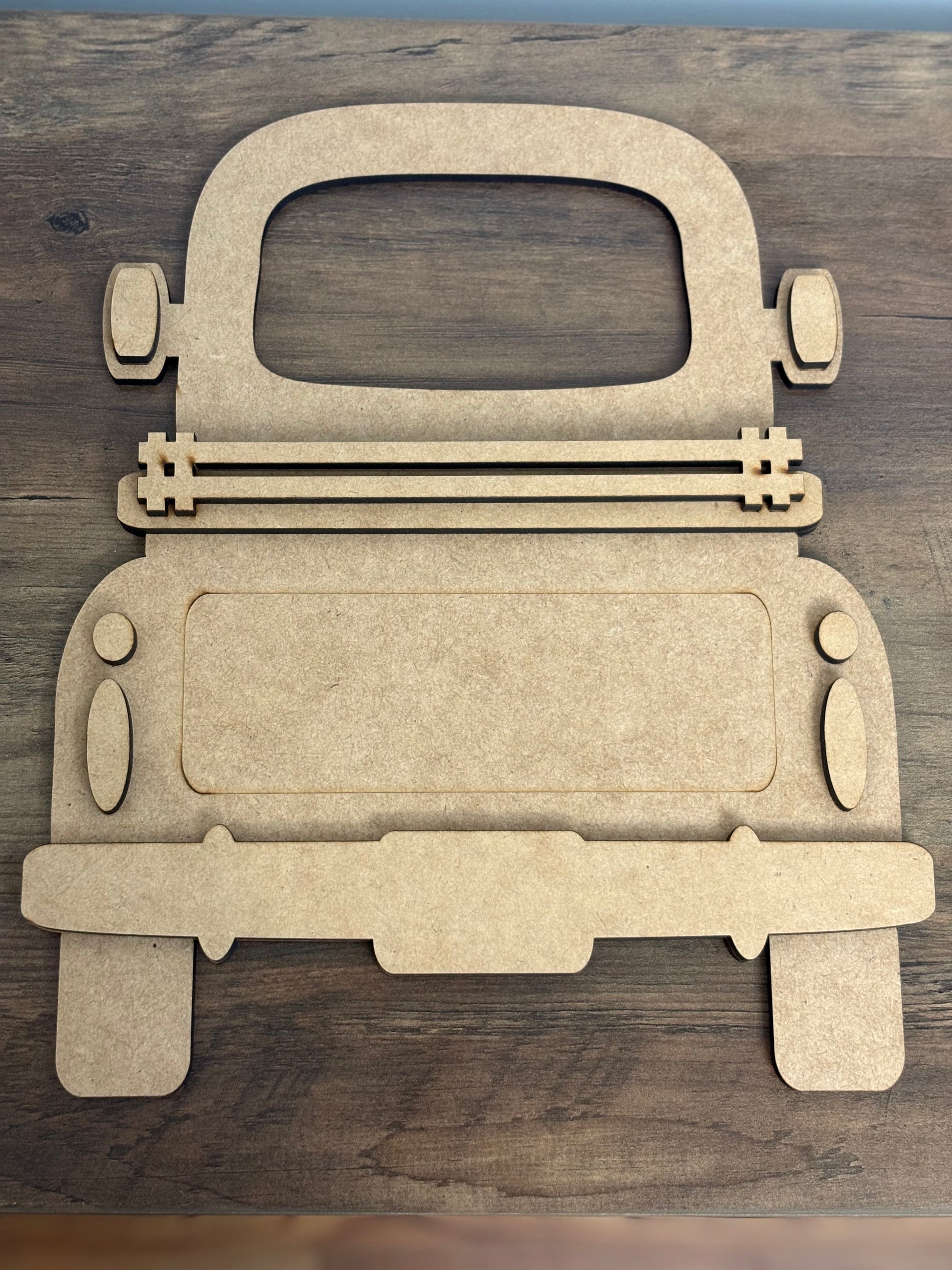 Unpainted Interchangeable Truck - Lolly and Pops Handcrafted Gifts and Decor