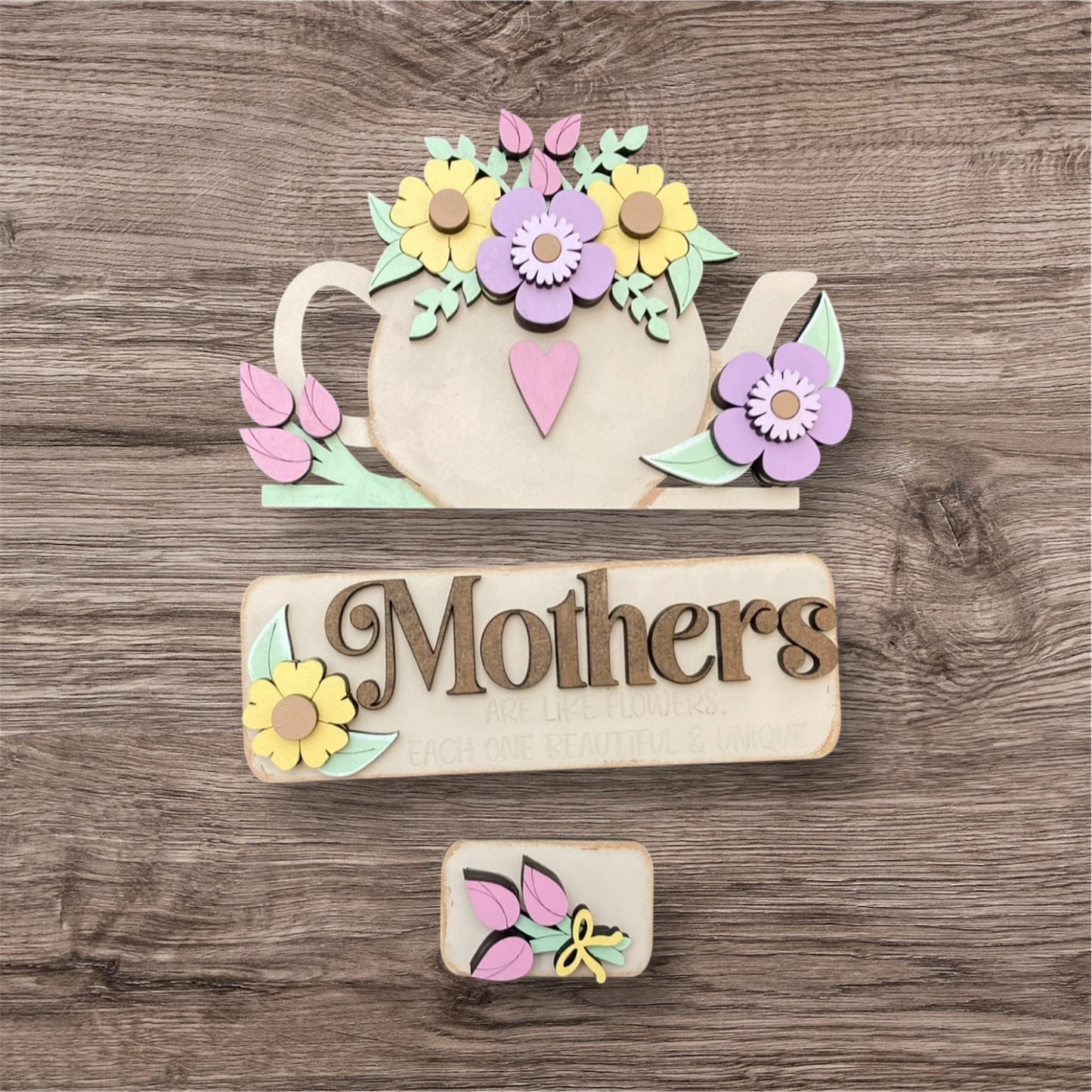 Unpainted Interchangeable Truck Inserts - Lolly and Pops Handcrafted Gifts and Decor