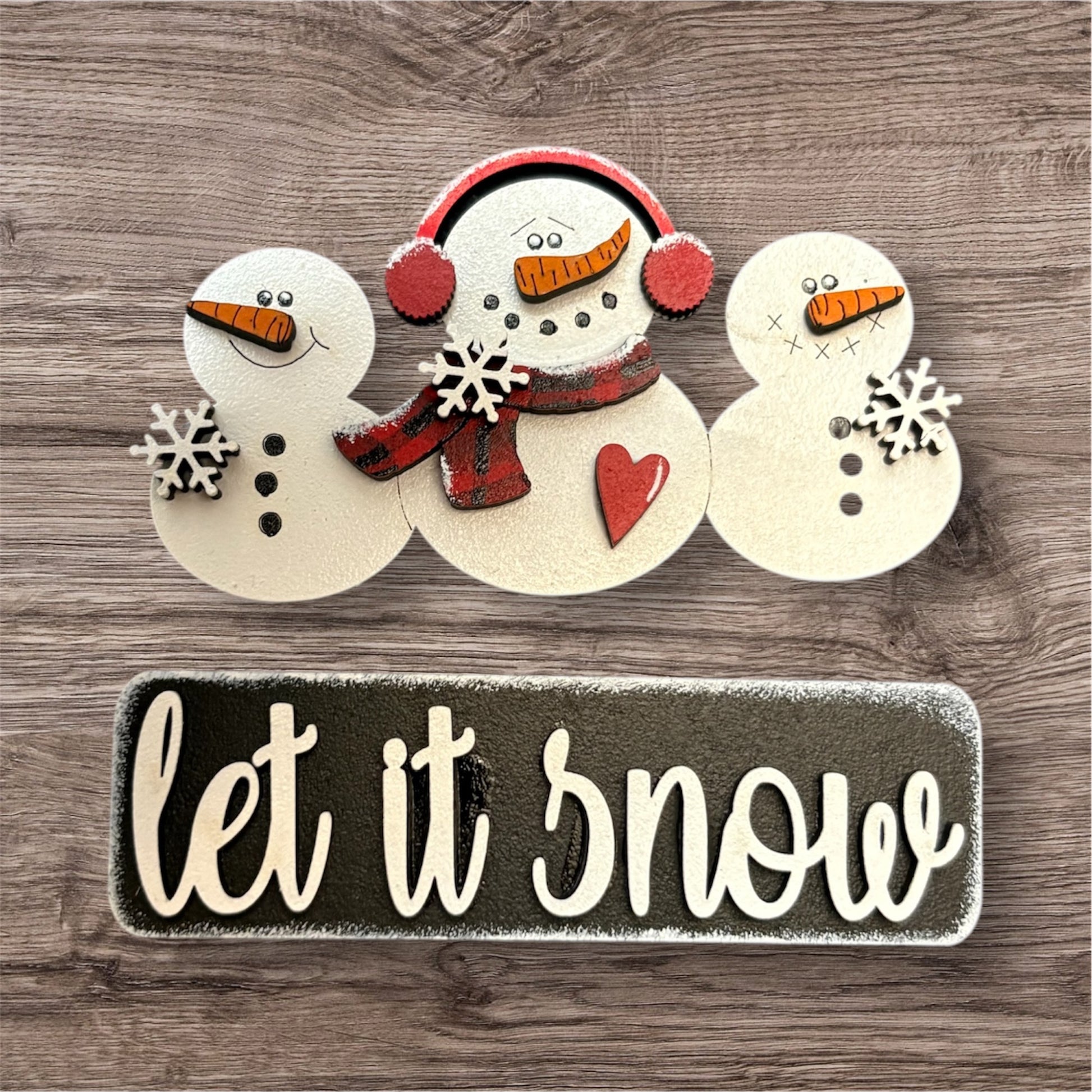Unpainted Interchangeable Truck Inserts - Lolly and Pops Handcrafted Gifts and Decor