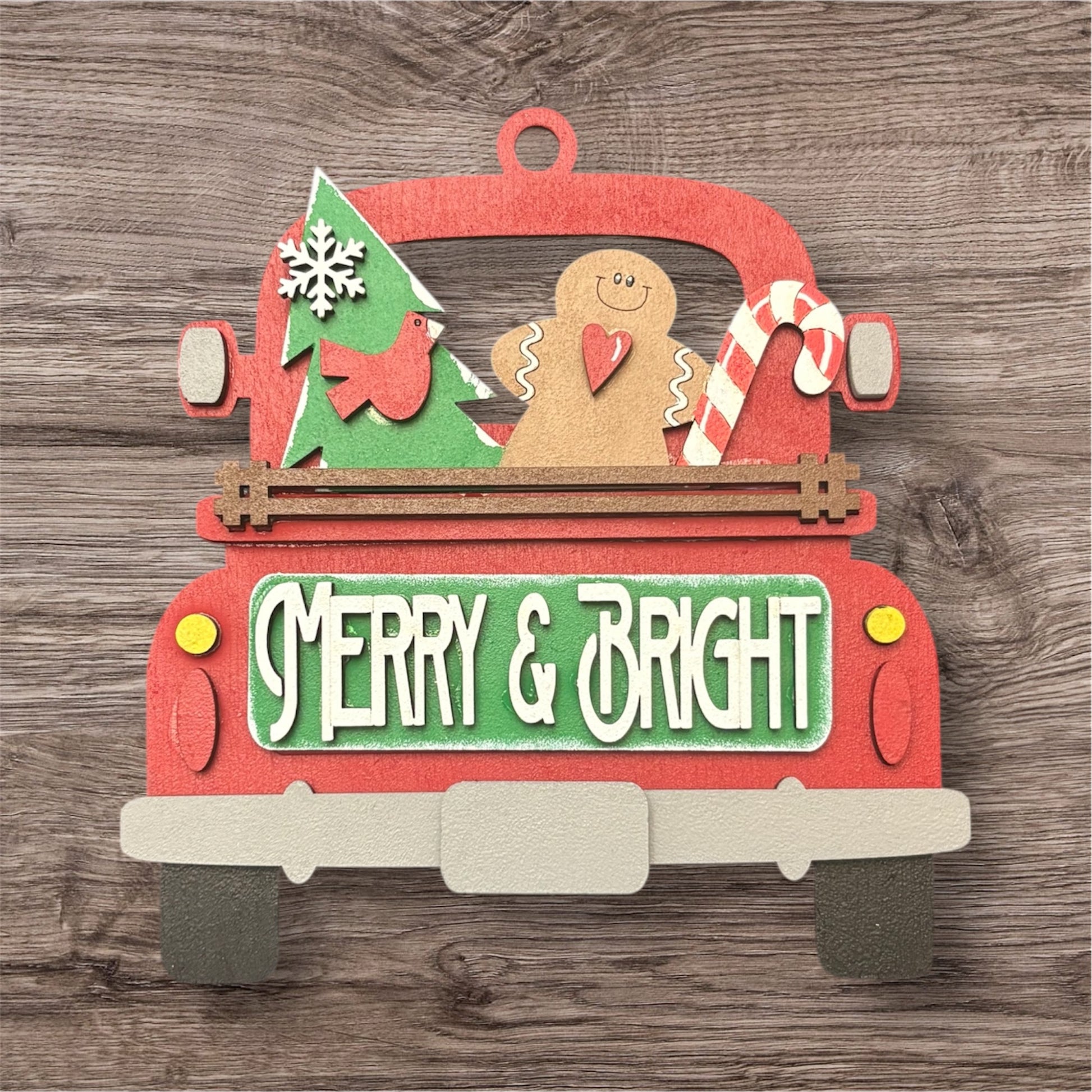 Truck Ornament - Lolly and Pops Handcrafted Gifts and Decor
