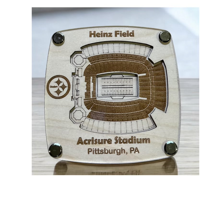 College Stadium Coasters - Lolly and Pops Handcrafted Gifts and Decor