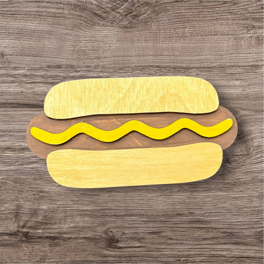 Kids Hot Dog Painting Kit - Lolly and Pops Handcrafted Gifts and Decor