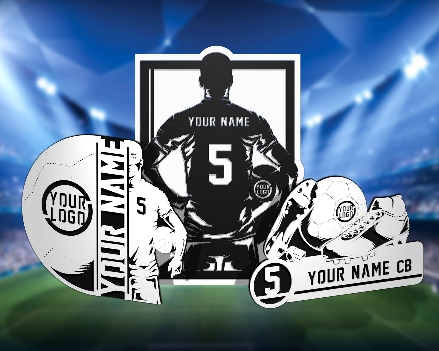Custom Soccer Senior Gift | Personalized Soccer Trophy | Soccer Award