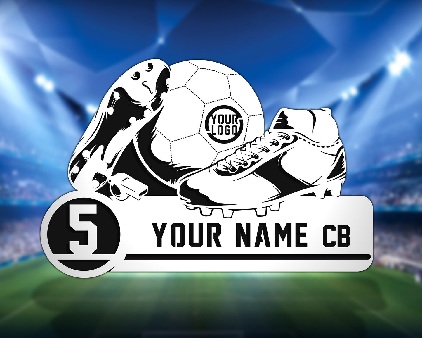 Custom Soccer Senior Gift | Personalized Soccer Trophy | Soccer Award