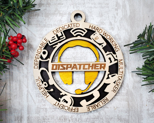Dispatcher Ornament Dispatcher Award - Lolly and Pops Handcrafted Gifts and Decor