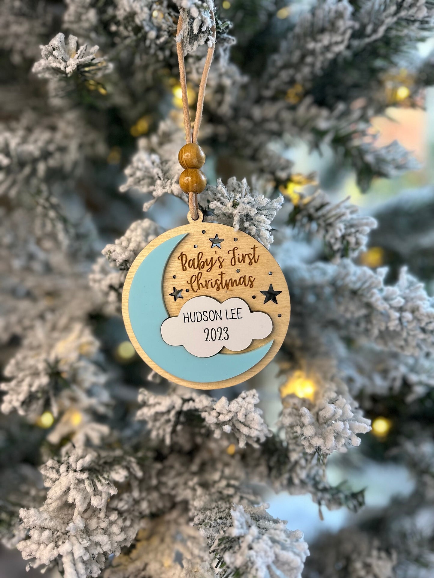 Baby’s First Christmas | Christmas Gift | Custom Ornament | First Christmas | Baby | 1st Christmas | Christmas Decor | Family Ornament