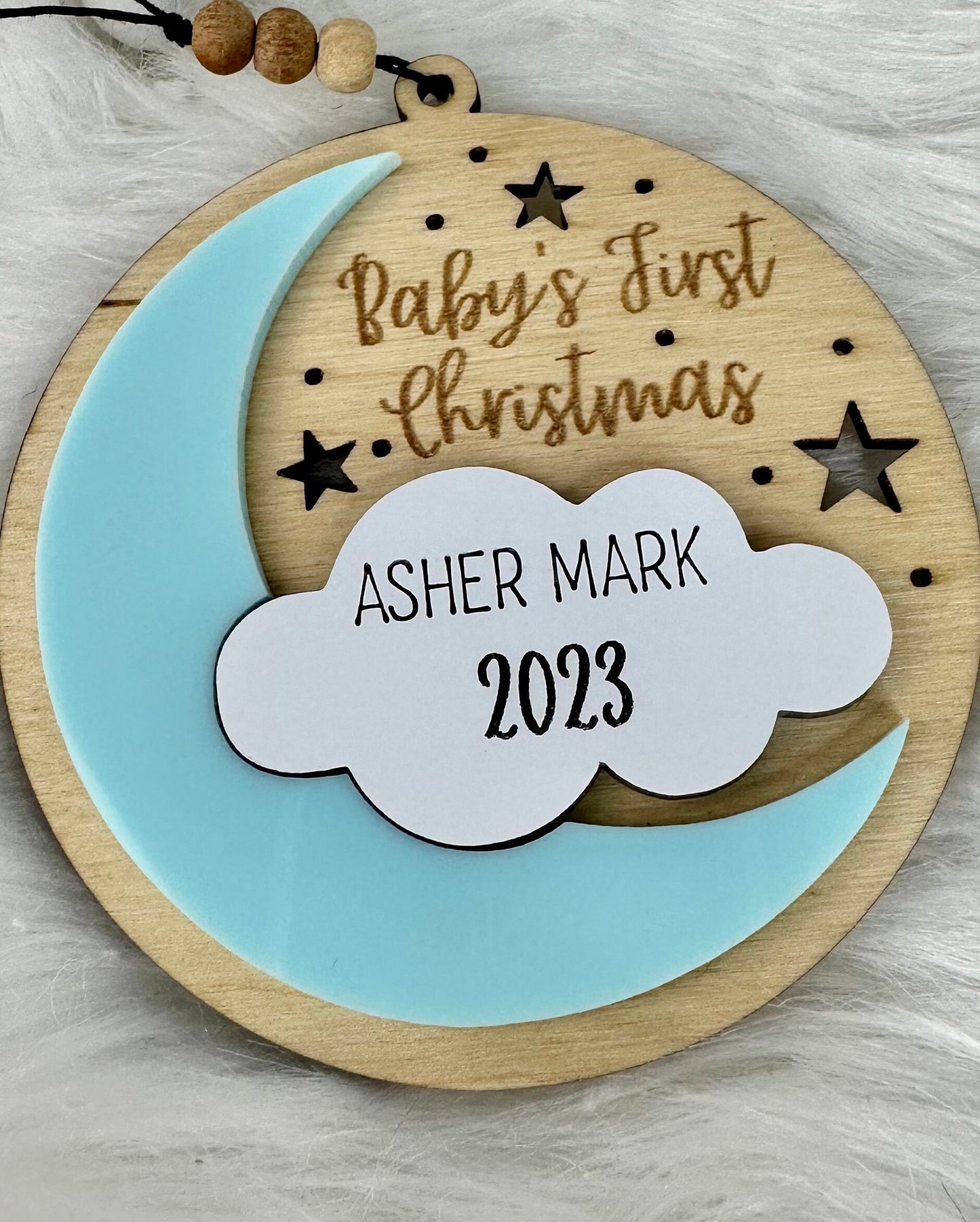 Baby’s First Christmas | Christmas Gift | Custom Ornament | First Christmas | Baby | 1st Christmas | Christmas Decor | Family Ornament