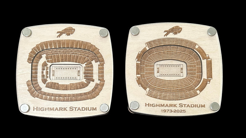 2- Pack Buffalo Bills Stadium Coasters