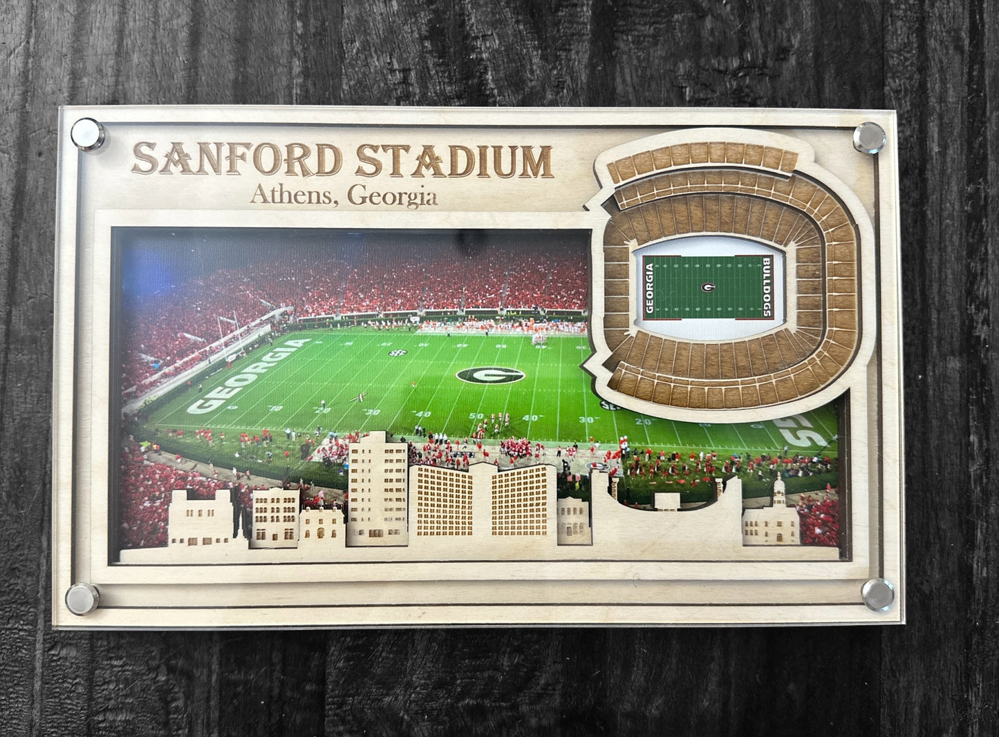 College Sports Stadium Sign