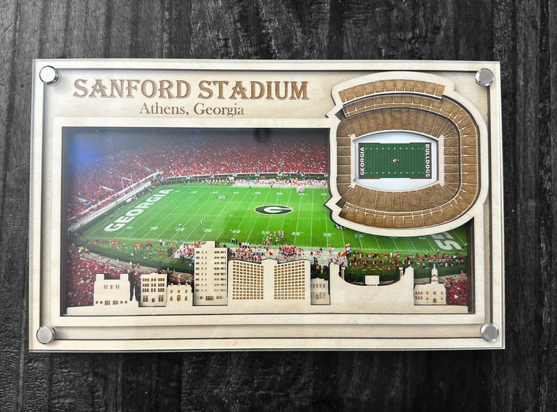 College Sports Stadium Sign