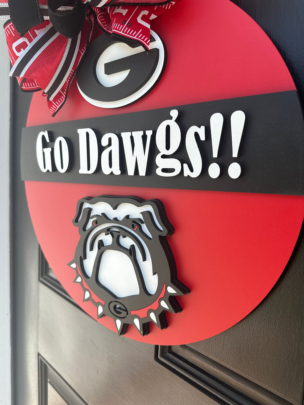 Athens Georgia Sports Door Sign - Lolly and Pops Handcrafted Gifts and Decor