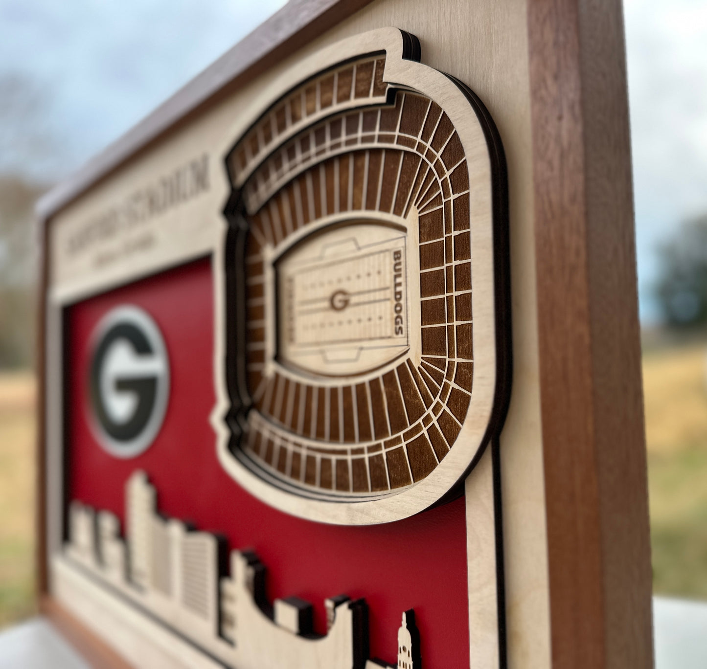 College Sports Stadium Sign