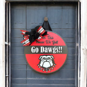 Athens Georgia Sports Door Sign - Lolly and Pops Handcrafted Gifts and Decor