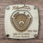 4 Pack Atlanta Baseball Stadium Coasters