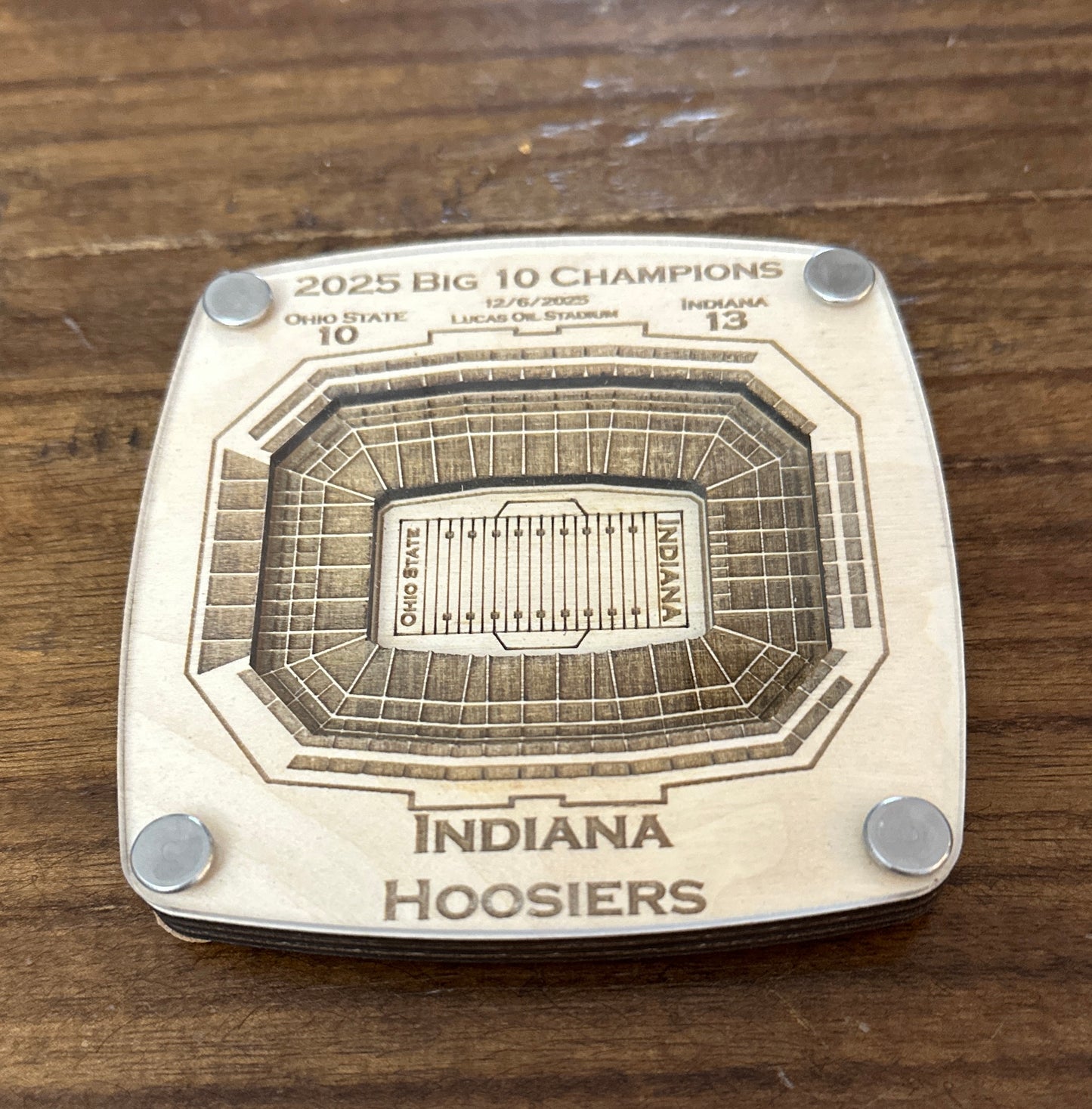 2025 Big 10 Championship Coaster - Indiana