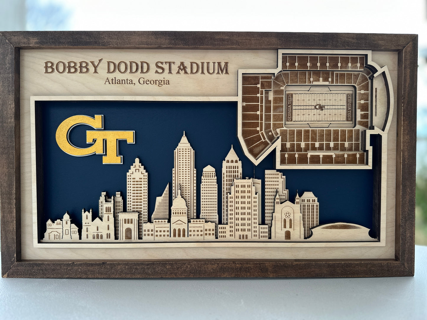 College Sports Stadium Sign