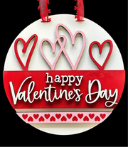 Happy Valentines Day with hearts - Lolly and Pops Handcrafted Gifts and Decor