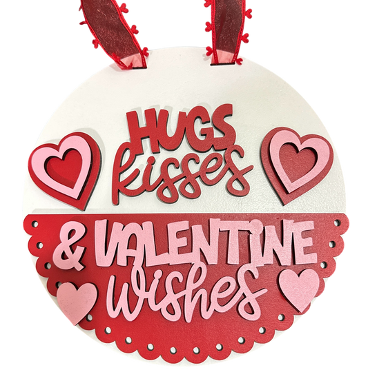 Hugs and Kisses and Valentine wishes