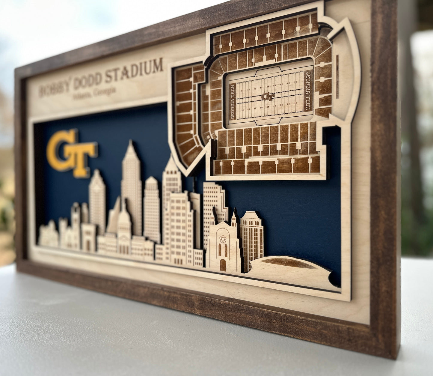 College Sports Stadium Sign