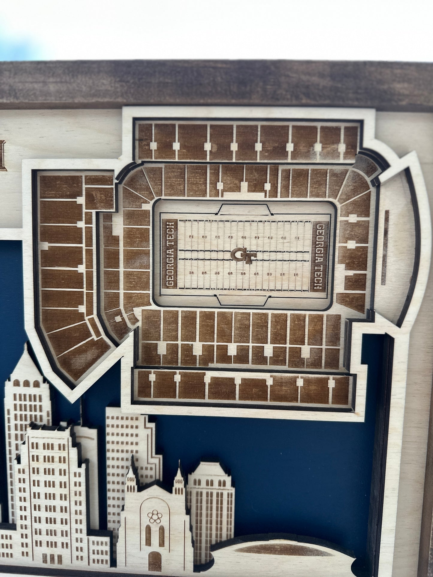 College Sports Stadium Sign