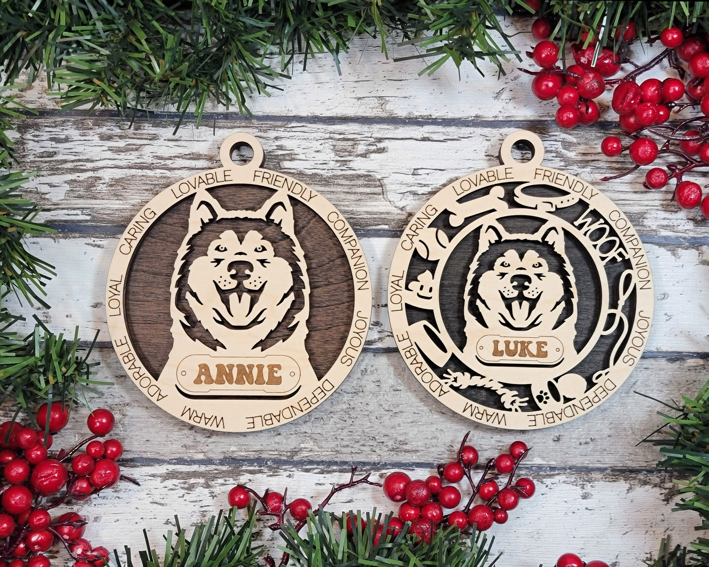 Alaskan Malamute Ornament