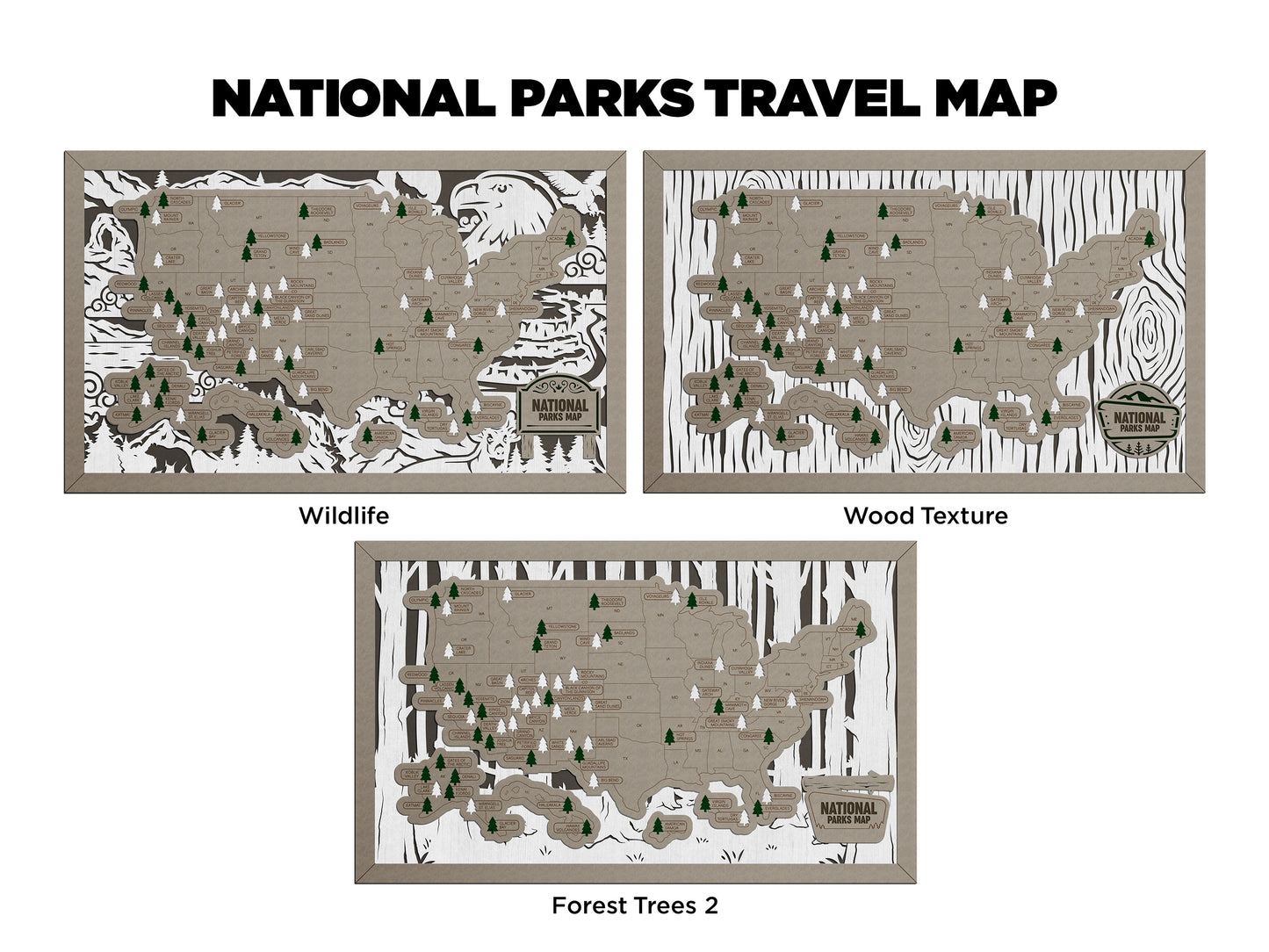 National Park Travel Map Family Memories Bucket list