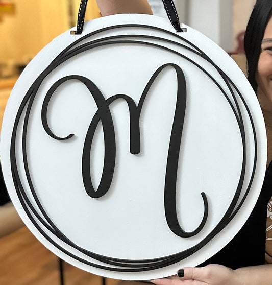 Personalized Monogram Sign