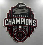 Athens GA, Back-to-Back Champions Sign - Lolly and Pops Handcrafted Gifts and Decor