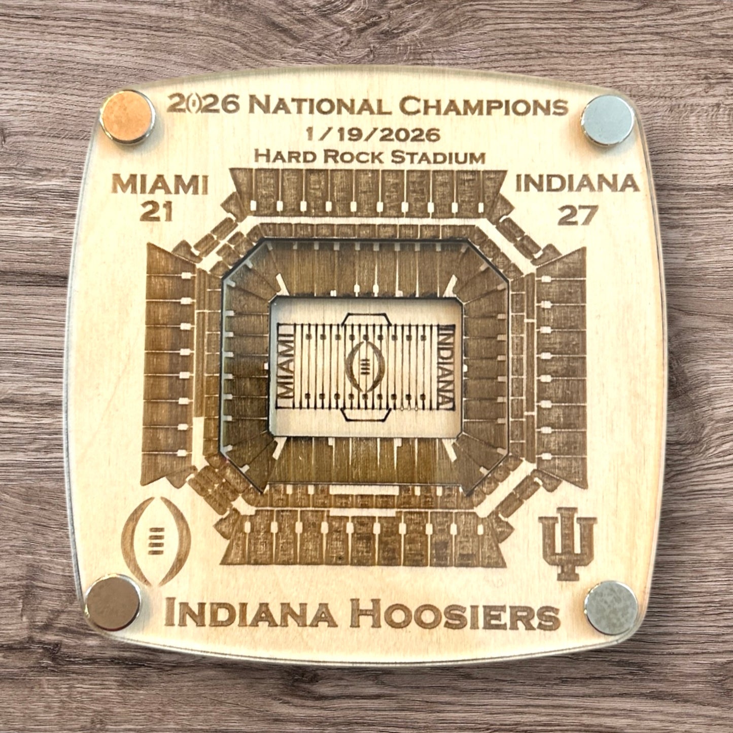 2026 National Championship Coaster - Indiana
