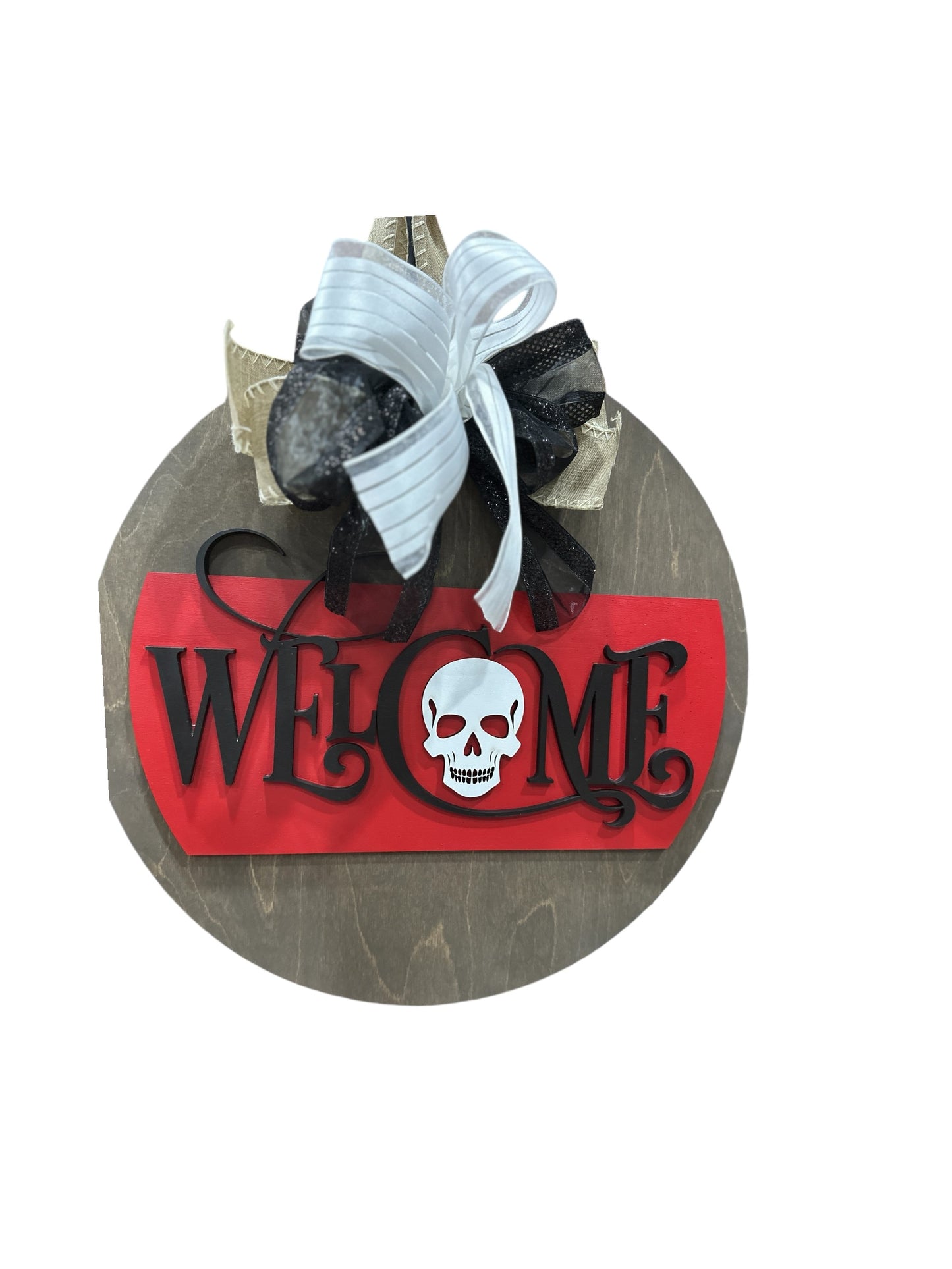 Welcome Skull Door Hanger